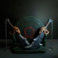 (blades of chaos) استند خنجر آشوب god of war|مجسمه، تندیس، ماکت|تهران, شیخ هادی|دیوار