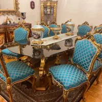 مبلمان استیل ۸ نفره|مبلمان خانگی و میز عسلی|تهران, قیطریه|دیوار