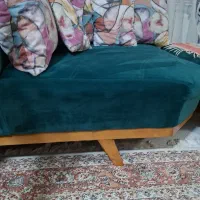 مبل ۷ نفره سبز ابی