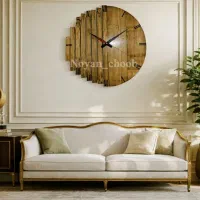 ساعت چوبی دیواری|ساعت دیواری و تزئینی|کرمانشاه, |دیوار