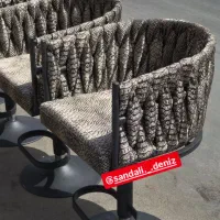 صندلی اپن کانتر جکدار مدل سارما بافتی|صندلی و نیمکت|چهاردانگه (تهران), |دیوار