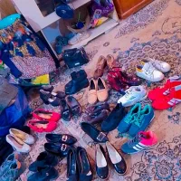 انواع اقسام پوشاک کیف کفش درهمه سایز .دسته دوم ونو