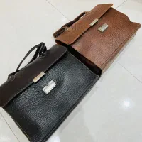 دو عدد کیف اداری تمام چرم طبیعی گاوی نو