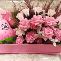 باکس گل هدیه نوزاد