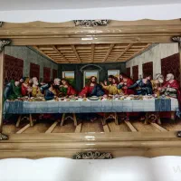 تابلو فرش دستباف شام آخر|تابلو فرش|همدان, |دیوار