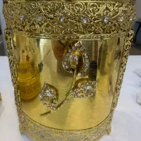 سطل و جای دستمال کاغذی تزئینی رنگ ثابت