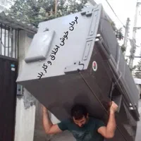 اساس کشی وباربری حمل اثاثیه با ماشین بزرگ وکارگر|خدمات حمل و نقل|کاشان, باهنر|دیوار