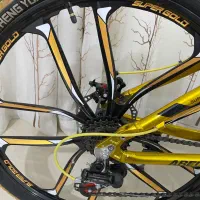 دوچرخه حرفه ای تمام الومنیوم برندSUPER GOLD|دوچرخه، اسکیت، اسکوتر|قشم, |دیوار