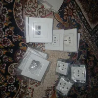 کلید پریز و پریز سوکت تلفنی و فیوز کاردی نو