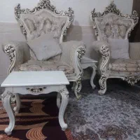 مبل سلطنتی ۹ نفره|مبلمان خانگی و میز عسلی|شیروان (خراسان), |دیوار