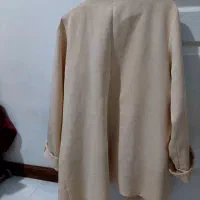 کت زنانه کرم رنگ