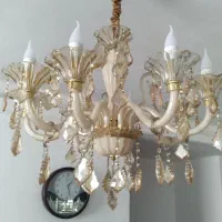 لوستر کریستالی شیشه‌ای