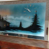 تابلو ساعت دیواری آنتیک