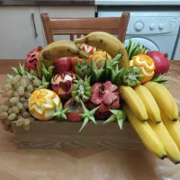 حکاکی میوه و هندوانه|خدمات پذیرایی، مراسم|الوند, |دیوار