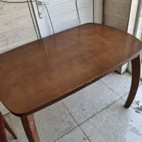 میز چوبی 4 نفره