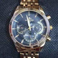 ساعت الگانس 3موتوره طلایی