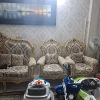 مبل استیل  ۹ نفره چوب تمیز|مبلمان خانگی و میز عسلی|تهران, افسریه جنوبی|دیوار