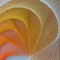 تابلو سه بعدی میخ و نخ ابریشم|تابلو، نقاشی، عکس|تهران, قیطریه|دیوار