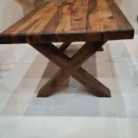 میز عسلی چوب گردو