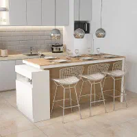 میز جزیره و صبحانه طرح ثمین با ارسال رایگان|میز و صندلی غذاخوری|زیباشهر, |دیوار