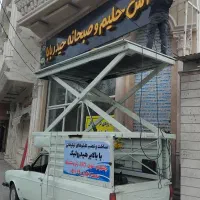 تابلوسازی و نصب تابلو تبلیغاتی با بالابر