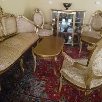 مبل سلطنتی 9نفره|مبلمان خانگی و میز عسلی|همدان, |دیوار