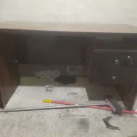 میز چوبی مدیریتی دوکشو سالم