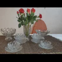 ظروف کریستال قدیمی اصلی|صنایع دستی و سایر لوازم تزئینی|قزوین, |دیوار