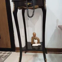 میز تلفن چوبی