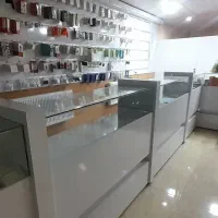 دکور و ویترین لوازم جانبی mdf و شیشه