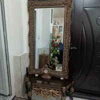 بوفه ومیز تلویزیون و آینه کنسول و ساعت ایستاده|بوفه، ویترین، کنسول|ارومیه, |دیوار