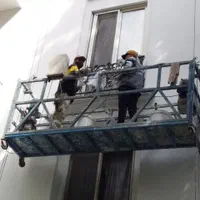 نقاشی نمای ساختمان بدون داربست