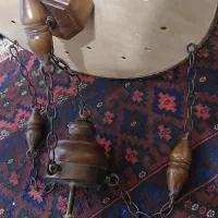 لوستر چوبی|لوستر و چراغ آویز|سیرجان, |دیوار