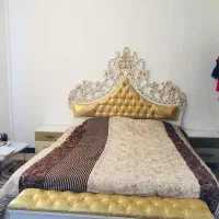 تخت خواب دو نفره چوب راش