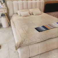 تخت  لاوین MDF پارچه تدی