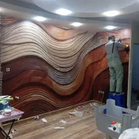 نقاشی ساختمان کاغذ دیواری