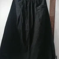 دامن کتان مشکی نو