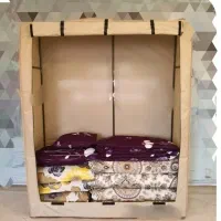 جا رختخواب برزنتی|تخت و سرویس خواب|چهاردولی, |دیوار