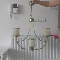 لوستر سه شاخه آشپزخانه
