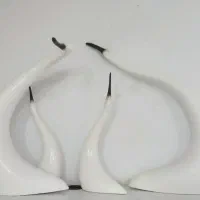 مجسمه دکوری قو سفید|مجسمه، تندیس، ماکت|یزد, |دیوار