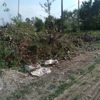 زمین کاملا مسکونی بر اسفالت