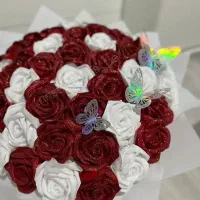 گل های روبانی|گل مصنوعی|سهند, |دیوار