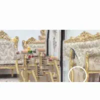 مبل سلطنتی۹نفره همراه با میز وعسلی نو