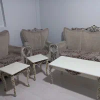 مبل ۷ نقره دست دوم|مبلمان خانگی و میز عسلی|تهران, مطهری|دیوار