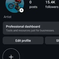 پیج اینستاگرام 15.4K فول واقعی