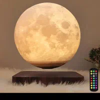 چراغ خواب ماه معلق مغناطیسی HCNT‌‌.|چراغ خواب و آباژور|شهمیرزاد, |دیوار