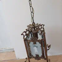 لوستر برنز اصلی|لوستر و چراغ آویز|مهاباد (آذربایجان غربی), |دیوار