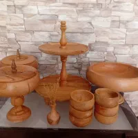 کارهای زیبای چوبی با قیمت مناسب|ظروف سرو و پذیرایی|مشهد, شهید آوینی|دیوار