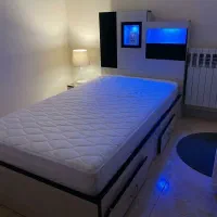 تخت یک نفره همراه تشک