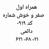 کد ۰۹۱۹ خوش شماره ( دائمی )